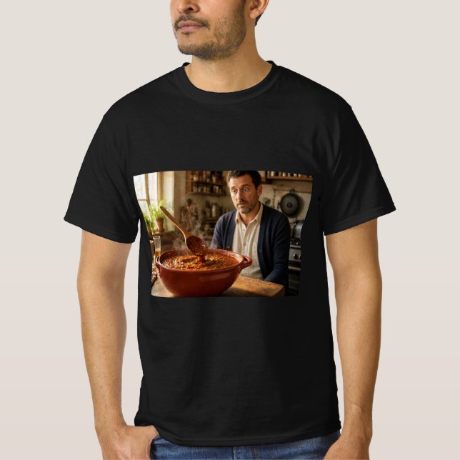 Skål med Chili  T Shirt (Framsida)