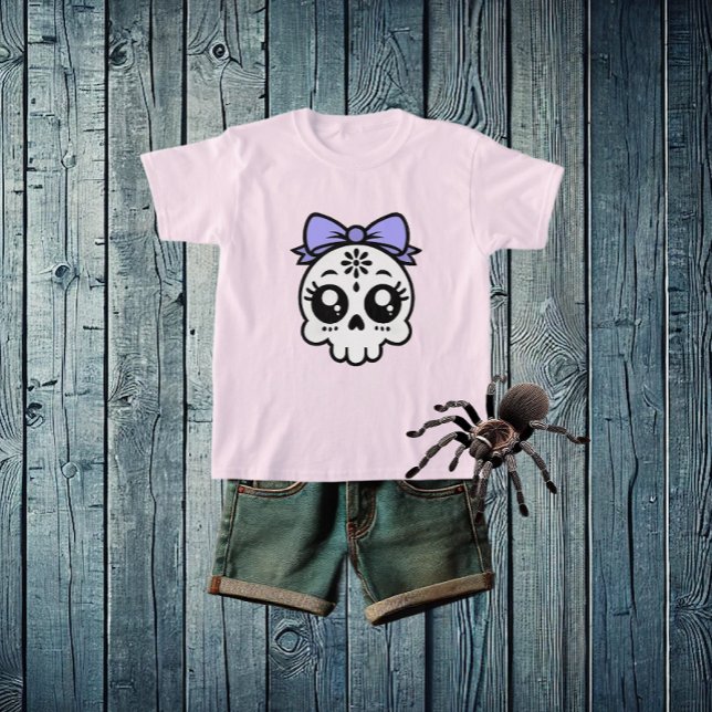 Skal med fält t shirt (Pretty in pink.)
