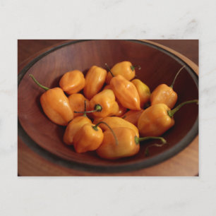 Skål med habaneropeppar, Traditionell mat Vykort
