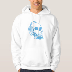 Skal med hörlurar hoodie