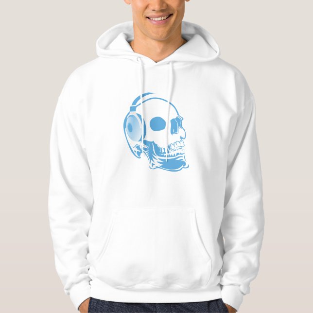 Skal med hörlurar hoodie (Framsida)