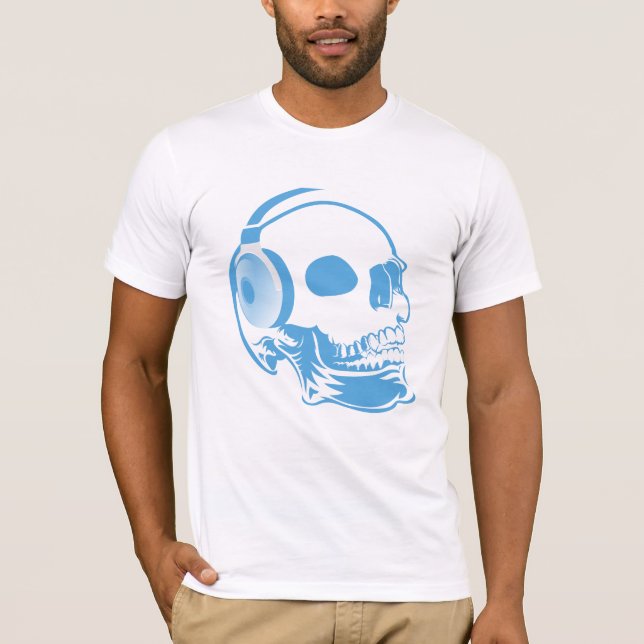 Skal med hörlurar t shirt (Framsida)