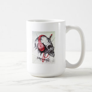 Skal med hörlurarnas design kaffemugg