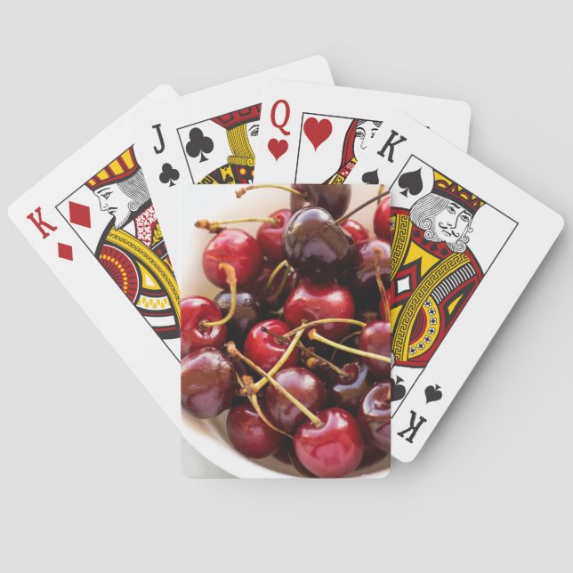 skål med körsbär casinokort (Baksidan)