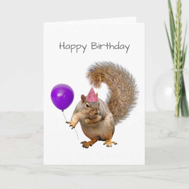 Skål med Lila Blegon Birthday Card Kort (Framsida)