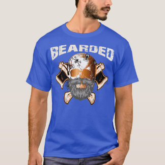 Skal med skal av skägret Pirat med skäggsdesign T Shirt