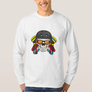 Skal med solglasögon och inlineskal t shirt
