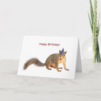Skål med Star Hat Birthday Card Kort