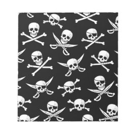 Skal och ben anteckningsblock