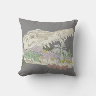 Skal och blomkuddar kudde