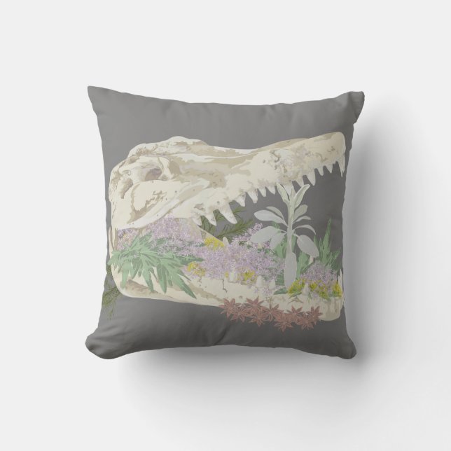 Skal och blomkuddar kudde (Framsida)