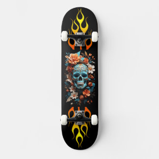 Skal och blommor, brand, hastighet, Skateboard
