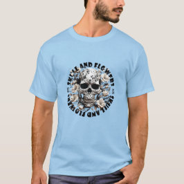 Skal och blommor, Manar-shirt, Skeleton T Shirt