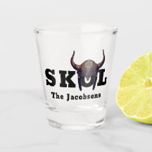 Skål och hornformad Shotglas