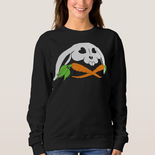 Skal och korsben Dabbit Horror Bunny T Shirt (Framsida)