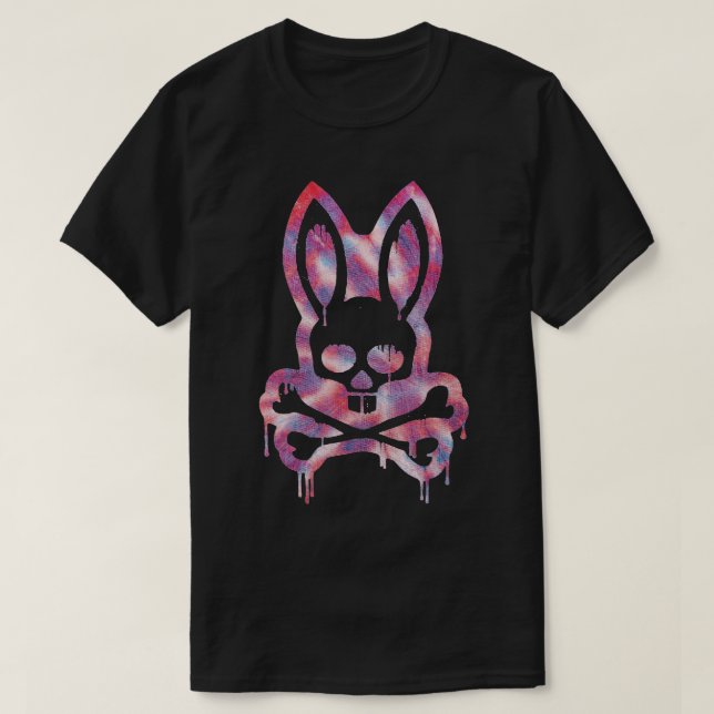 Skal och korsben Dabbit Horror Bunny T Shirt (Design framsida)