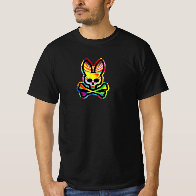 Skal och korsben Dabbit Horror Bunny T Shirt (Framsida)