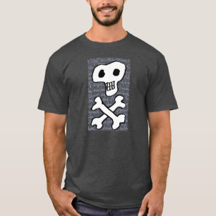 Skal- och korsbenskonstruktion t shirt