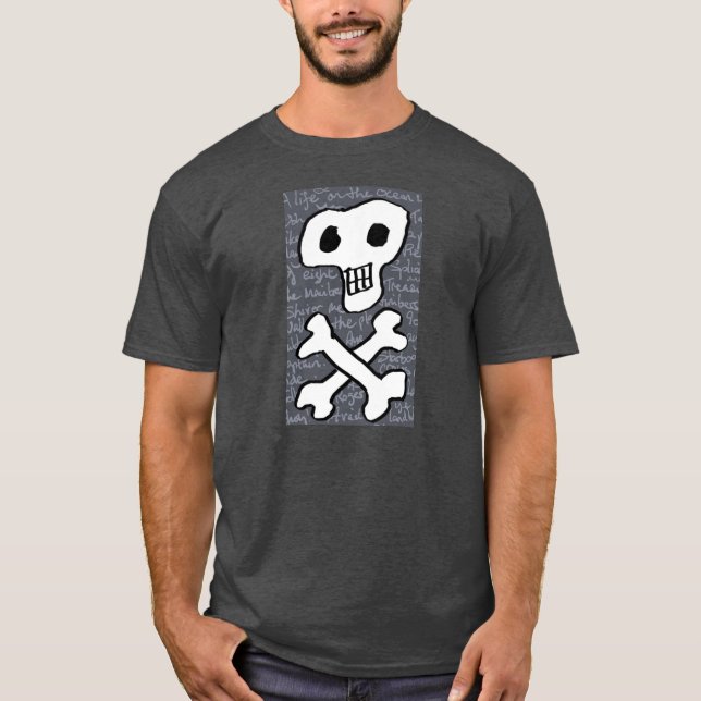 Skal- och korsbenskonstruktion t shirt (Framsida)