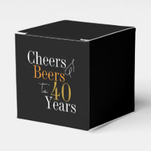 Skål och öl i 40 år 40-årsfest