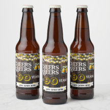 Skål och Öl till 90 år Rustik Födelsedag