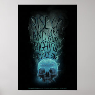 Skal- och rökgrafik för "Stiga upp upp" Poster