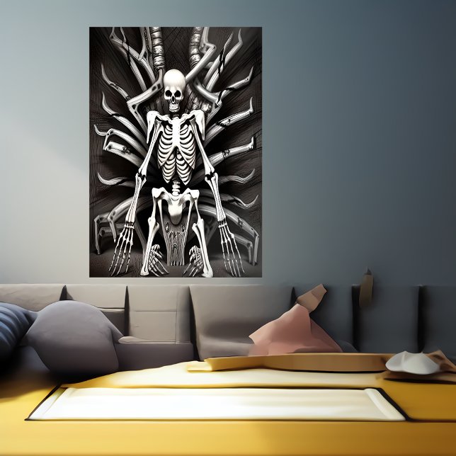 Skal och skelett | AI Art Poster (Skapare uppladdad)