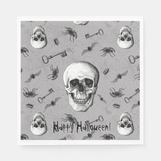 Skal och spindlar pappersservett (Framsidan)