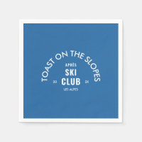Skål på backarna Après Ski Club himmelsblå