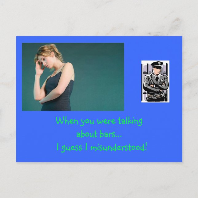 Skål på din kompis med humoristiskt vykort! vykort (Framsida)