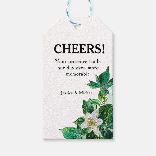 💍 Skål! Passiflora Serenity  Presentetikett (Framsidan)