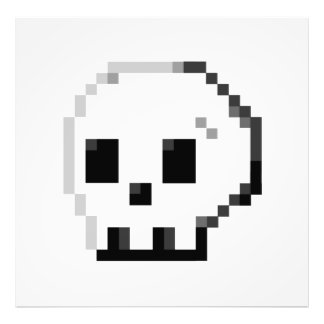 Skal pixelbild 8-bitars fotoutskrift fototryck