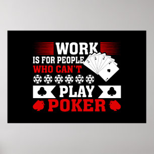 Skål pokerarbetsplats ord konstspelrum Casino Poster