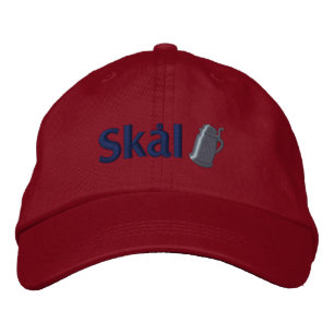 Skal! Skandinaviska dricksverktyg Broderad Keps