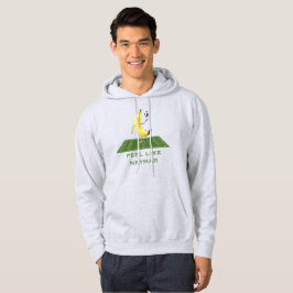 Skal som en mästare Rolig anpassad bananfotboll Hoodie
