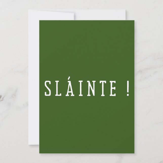 Skål - St. Patrick-dagen Inbjudningar (Framsida)