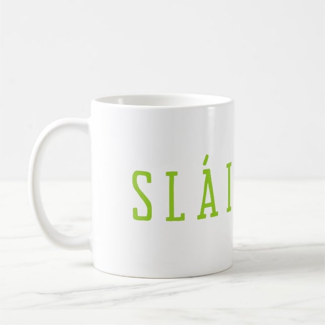 Skål! St. Patrick-dagen Kaffemugg (Vänster)