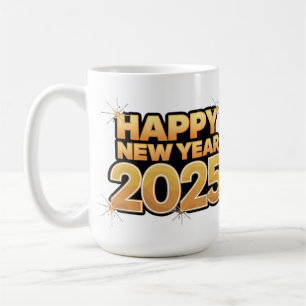 Skål till 2025 gott nytt år 2025 Mugg