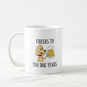 Skål till 350 Hund 50:e födelsedagen Kaffemugg