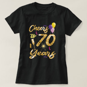 Skål till 70 år 1951-70:e födelsedagsgåvan t shirt