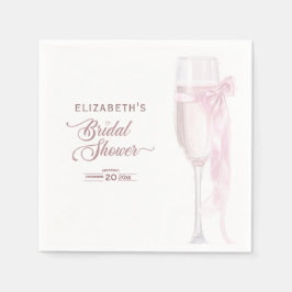 Skål till Kärlek Vin glassollåsbärets Möhippa Pappersservett