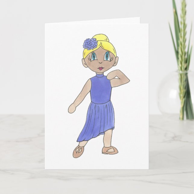 Skäl till lärarexamen i lyriska dansare Modern Dan Tack Kort (Framsida)