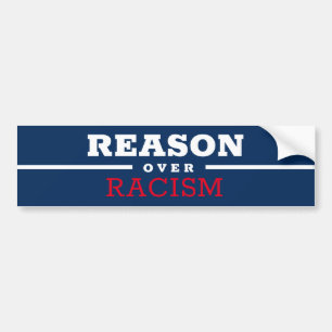 SKÄL TILL RACISM-Bumper-etikett Bildekal