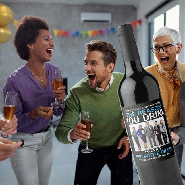 SKÄL TILL UPPSKATTNING AV chef SOM DU DRICKER Vin  Vinflaska Etikett (Skapare uppladdad)
