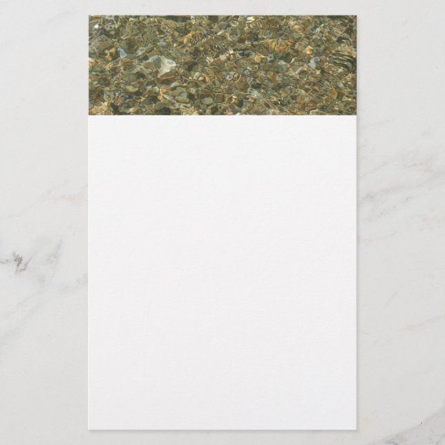 Skal under krusande vatten brevpapper (Framsida)