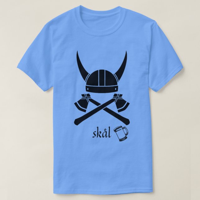 skal, vickdrickande t shirt (Design framsida)