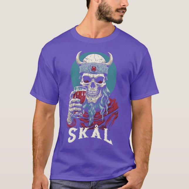 Skal Viking T Shirt (Framsida)