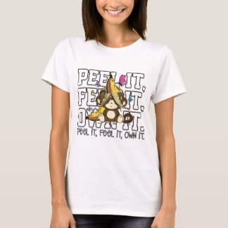 Skala Det, Känn Det, Äga Det – Rolig Apa T Shirt