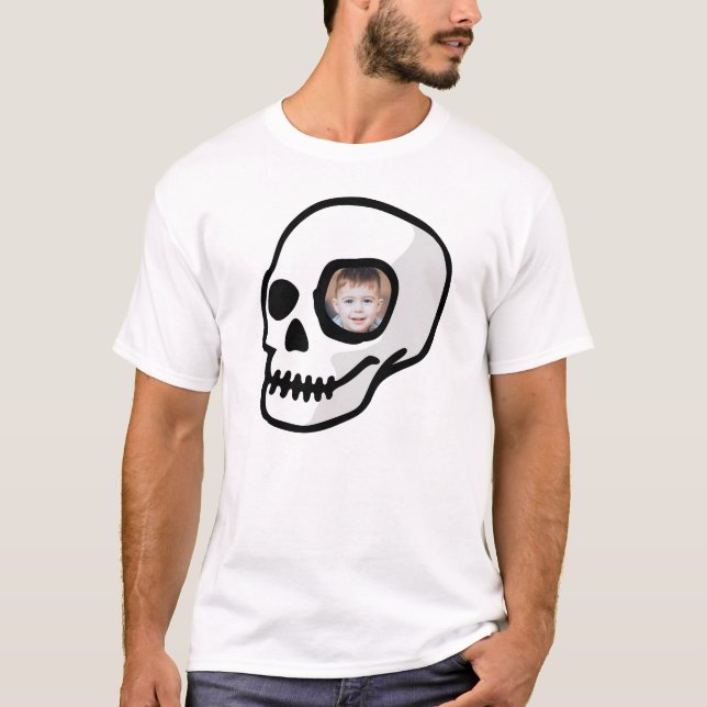 Skala med din egen anpassningsbars roligt för foto t shirt (Framsida)