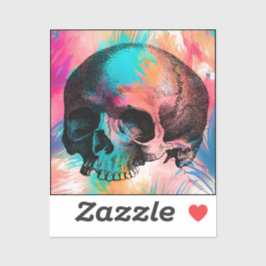 Skala med färgad bakgrund klistermärken